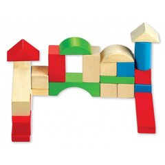 CLASSIC WORLD Деревянные кубики 50шт цена и информация | Конструкторы и кубики | kaup24.ee