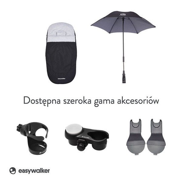 Easywalker Harvey 2 All Terrain vankrikomplekt - Night Black цена и информация | Vankrid, jalutuskärud | kaup24.ee