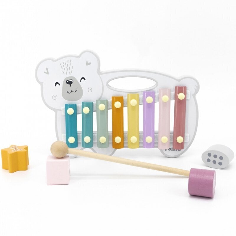 Puidust ksülofon „Jääkaru” Viga PolarB hind ja info | Imikute mänguasjad | kaup24.ee