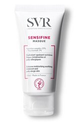 Увлажняющая и успокаивающая маска SVR Sensifine 50 мл цена и информация | Маски для лица, патчи для глаз | kaup24.ee