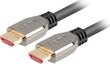 Kaabel Lanberg CA-HDMI-30CU-0018-BK hind ja info | Kaablid ja juhtmed | kaup24.ee