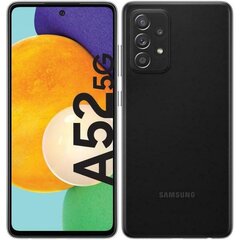Samsung Galaxy A52 5G Dual-Sim 6/128GB Black SM-A526BZKD hind ja info | Mobiiltelefonid | kaup24.ee