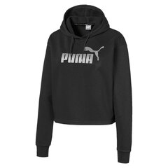 Джемпер женский Puma ESS Cropped Hoody TR W 582411 01, черный цена и информация | Женские толстовки | kaup24.ee