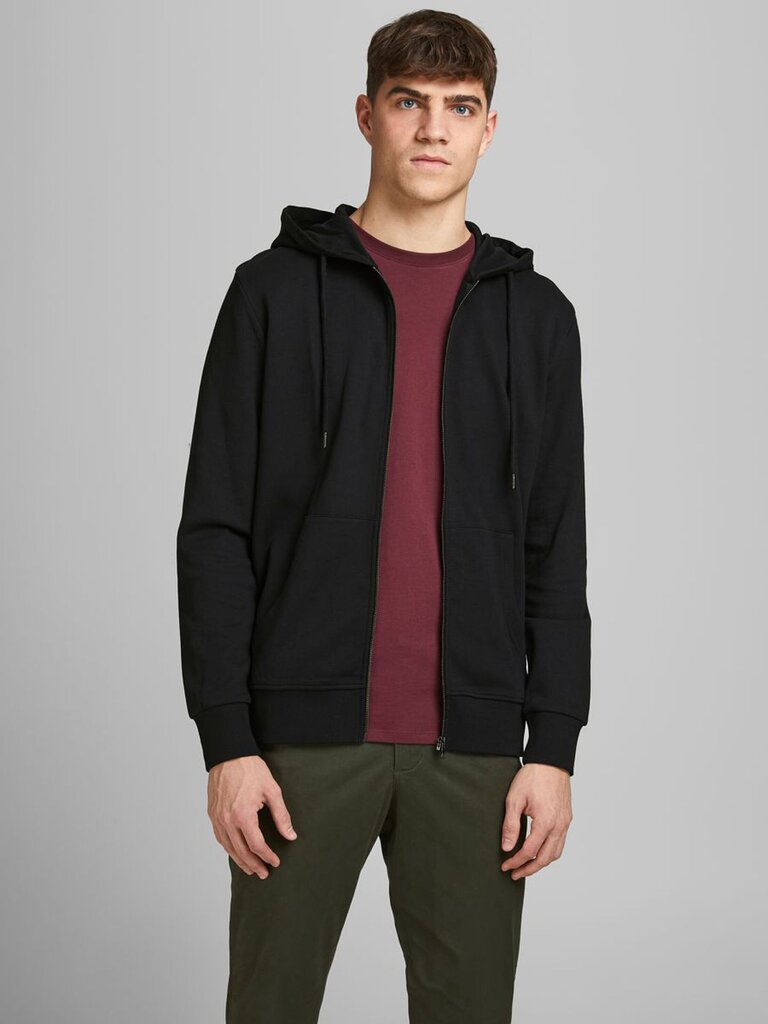 Jack&Jones meeste dressipluus 12181901*02, must hind ja info | Meeste pusad | kaup24.ee