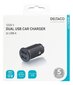 Deltaco USB-CAR124 цена и информация | Mobiiltelefonide laadijad | kaup24.ee