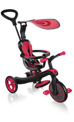 Multifunktsionaalne kolmerattaline jalgratas Globber Trike Explorer 4in1, punane, 632-102 цена и информация | Трехколесные велосипеды | kaup24.ee