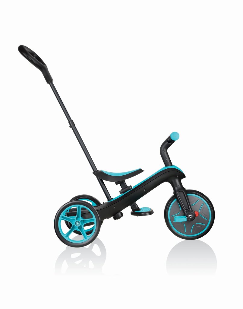 Multifunktsionaalne kolmerattaline jalgratas Globber Trike Explorer 4in1, sinine, 632-105 цена и информация | Kolmerattalised jalgrattad | kaup24.ee