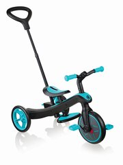 Многофункциональный трехколесный велосипед Globber Trike Explorer 4in1, teal, 632-105 цена и информация | Трехколесные велосипеды | kaup24.ee