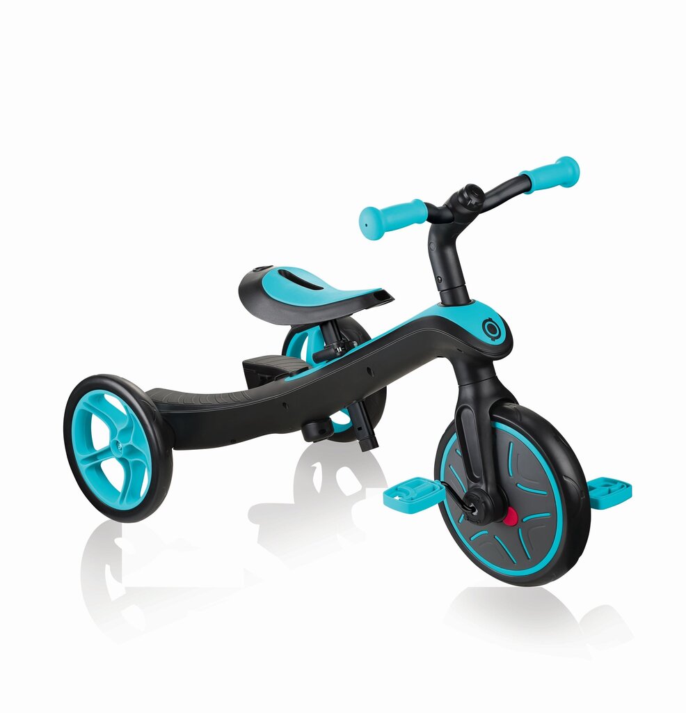 Multifunktsionaalne kolmerattaline jalgratas Globber Trike Explorer 4in1, sinine, 632-105 цена и информация | Kolmerattalised jalgrattad | kaup24.ee
