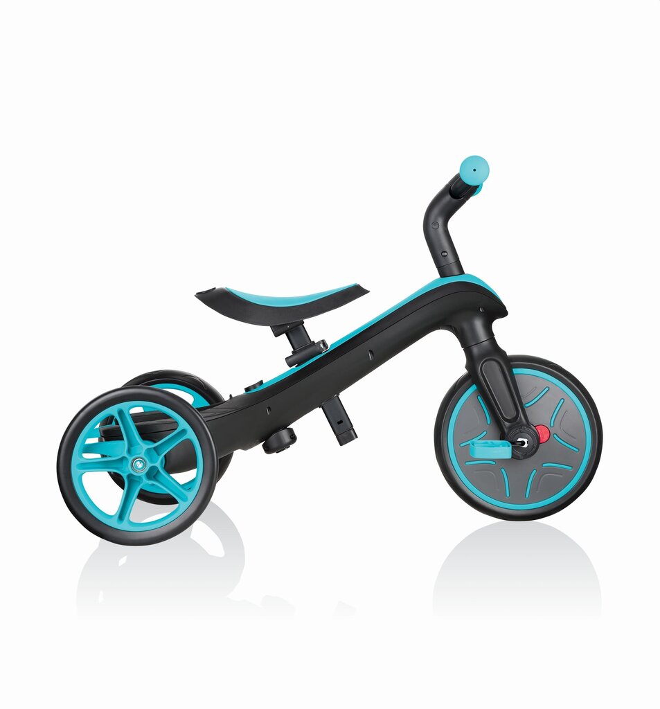 Multifunktsionaalne kolmerattaline jalgratas Globber Trike Explorer 4in1, sinine, 632-105 hind ja info | Kolmerattalised jalgrattad | kaup24.ee