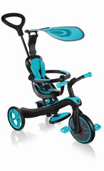 Многофункциональный трехколесный велосипед Globber Trike Explorer 4in1, teal, 632-105 цена и информация | Трехколесные велосипеды | kaup24.ee