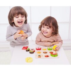 Komplekt värvikate puuviljade viilutamiseks Classic World цена и информация | Игрушки для малышей | kaup24.ee