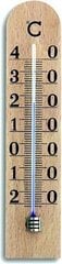 Analoogne sisetermomeeter valmistatud pöögipuust TFA 12.1005 hind ja info | Ilmajaamad, termomeetrid | kaup24.ee