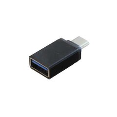 Platinet Универсальный Адаптер OTG USB 3.0 к USB Type-C Подключение черный цена и информация | Адаптеры и USB-hub | kaup24.ee