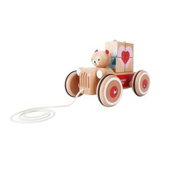 Puidust tõmmatav mänguasi 2 in 1 Classic World цена и информация | Игрушки для малышей | kaup24.ee