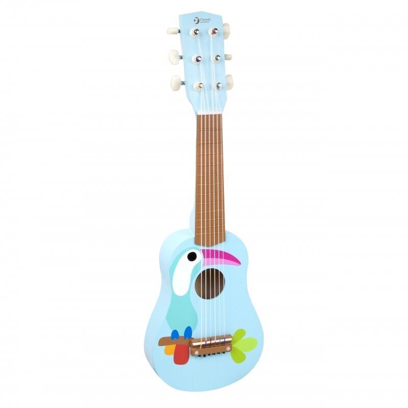 Laste puidust kitarr Classic World hind ja info | Arendavad mänguasjad | kaup24.ee