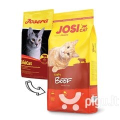 Josera JosiCat maitsev loomalifaga Tasty beef 18kg hind ja info | Kuivtoit kassidele | kaup24.ee