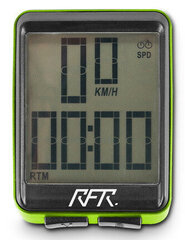 Jalgratta arvuti RFR CMPT juhtmevaba, roheline hind ja info | Rattakompuutrid, spidomeetrid | kaup24.ee