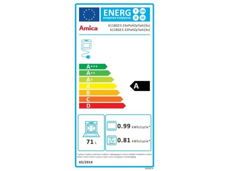 Amica 58CE2.315HQ(W) цена и информация | Elektripliidid | kaup24.ee