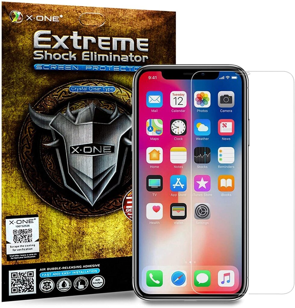 Kaitseklaas X-One telefonile iPhone 7 hind ja info | Ekraani kaitsekiled | kaup24.ee