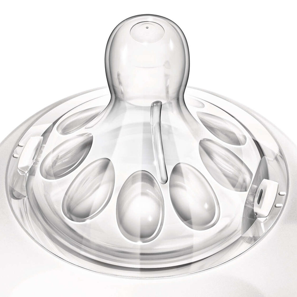 Lutipudeli lutt Philips Avent Natural, 3+ kuud, 2 tk, SCF043/27 цена и информация | Lutipudelid ja aksessuaarid | kaup24.ee