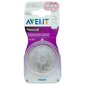 Lutipudeli lutt Philips Avent "Natural" N2, 3+ kuud, 2 tk, SCF045/27 цена и информация | Lutipudelid ja aksessuaarid | kaup24.ee