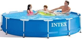 Каркасный бассейн Intex Metal Frame 366x76 см, без фильтра цена и информация | Intex Спорт, досуг, туризм | kaup24.ee
