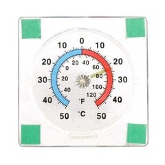 Термометр на окно 75x75мм цена и информация | Метеорологические станции, термометры | kaup24.ee