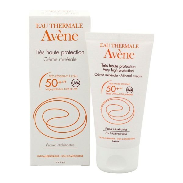 Mineraalne päikesekaitsekreem Avene Very High Protection SPF50 50 ml цена и информация | Päikesekreemid | kaup24.ee