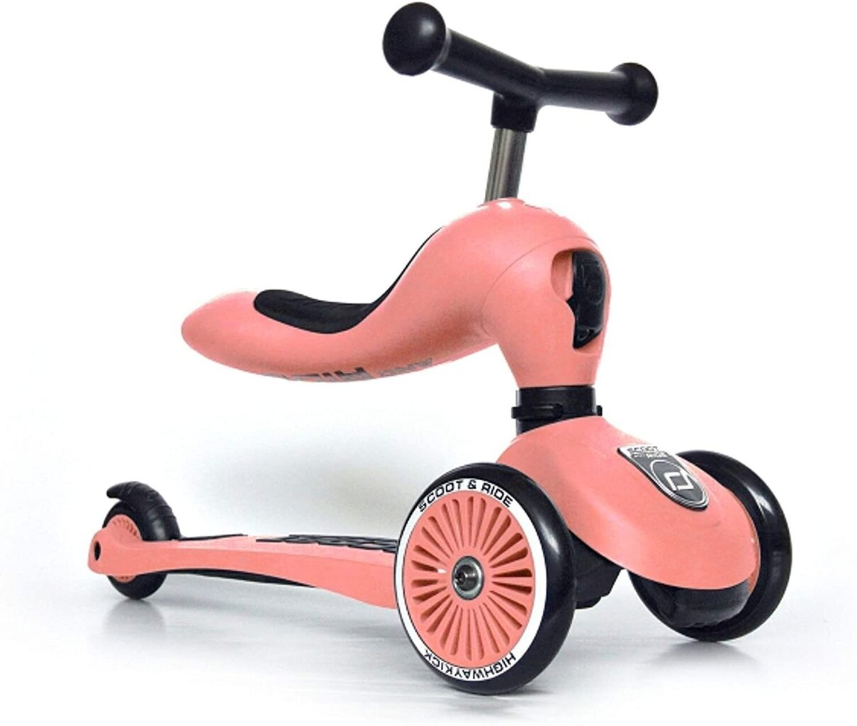 Tõukeratas - kolmerattaline Scoot & Ride 2in1, roosa hind ja info | Tõukerattad | kaup24.ee