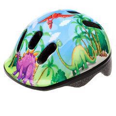 Детский велосипедный шлем Meteor MV6-2 Dinosaur цена и информация | Шлемы | kaup24.ee