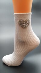 Носки женские be Snazzy SK-39, белые цена и информация | Женские носки из ангорской шерсти | kaup24.ee