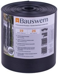Планка для забора Bauswern premium, 26 x 0,19 м (700 г / м²). Серый цена и информация | Заборы и принадлежности к ним | kaup24.ee