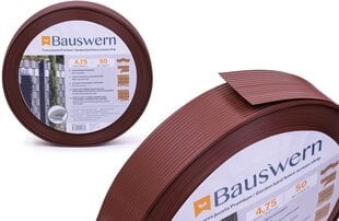 Планка для забора Bauswern premium, 50 x 0,0475 м (700 г / м²) Коричневая цена и информация | Заборы и принадлежности к ним | kaup24.ee