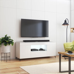 ТВ столик Selsey Gusto LED, белый цена и информация | Тумбы под телевизор | kaup24.ee