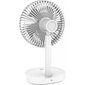 Platinet ventilaator akuga 3000mAh, valge/hall (45242) hind ja info | Ventilaatorid | kaup24.ee