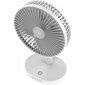 Platinet ventilaator akuga 3000mAh, valge/hall (45242) hind ja info | Ventilaatorid | kaup24.ee