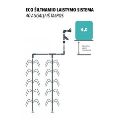 ECO Komplekt kasvuhoone kastmiseks. 40 taime paagist hind ja info | Kastekannud, voolikud, niisutus | kaup24.ee