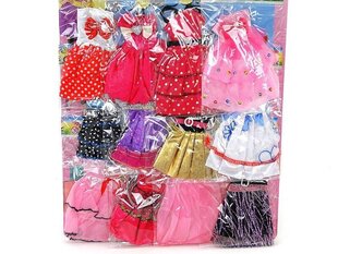 Кукольные платья 12 шт. Для кукол 29см 11318 цена и информация | Игрушки для девочек | kaup24.ee