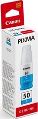 Canon GI-50 Ink Bottle, Cyan цена и информация | Картриджи для струйных принтеров | kaup24.ee