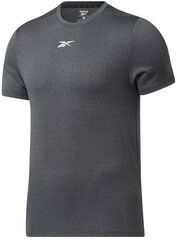 T-särk Reebok Wor Melange Ss Tee1, must hind ja info | Meeste T-särgid | kaup24.ee