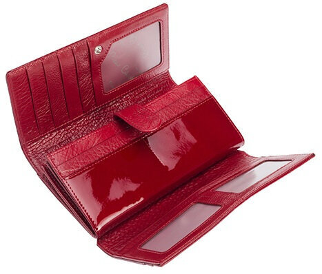 Nahast naiste rahakott Pierre Cardin, punane hind ja info | Naiste rahakotid | kaup24.ee
