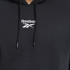 Джемпер Reebok Te Tape Hoodie Black цена и информация | Мужские толстовки | kaup24.ee