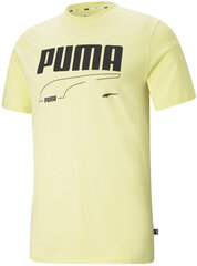 Футболка Puma Rebel Tee Yellow цена и информация | Мужские футболки | kaup24.ee