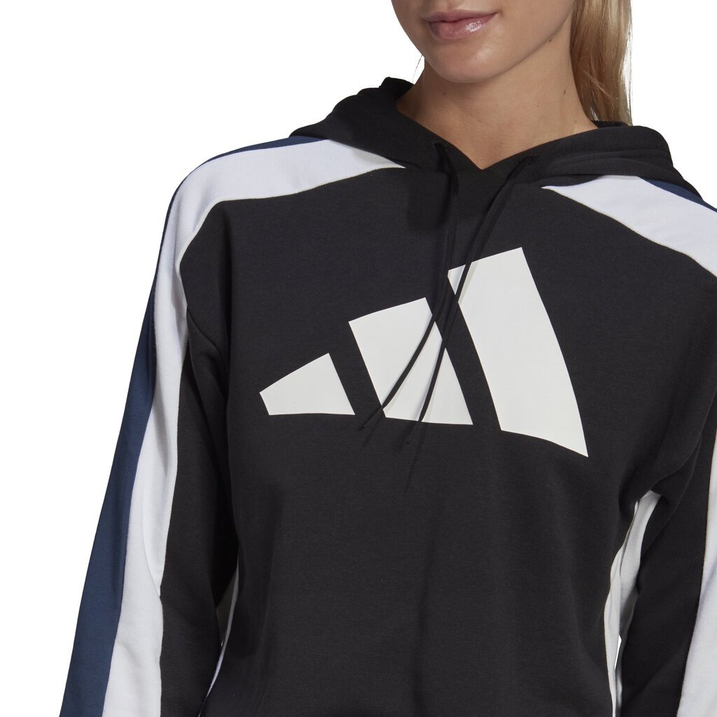 Naiste spordikomplekt Adidas W Ts Big Logo, mustvalge цена и информация | Naiste spordiriided | kaup24.ee
