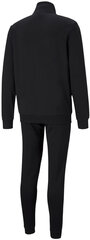 Meeste spordikomplekt Puma Clean Sweat Suit, must hind ja info | Meeste spordiriided | kaup24.ee