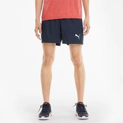 Meeste lühikesed püksid Puma Active Woven Shorts, tumesinine цена и информация | Мужская спортивная одежда | kaup24.ee