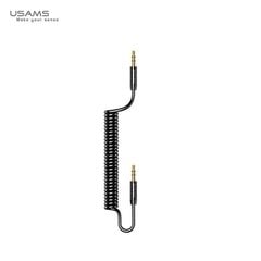 USAMS 3.5mm audio 1.2m kaabel, Must hind ja info | Kaablid ja juhtmed | kaup24.ee