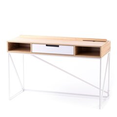 Homede Odel письменный стол, светло-коричневый/белый цена и информация | Компьютерные, письменные столы | kaup24.ee