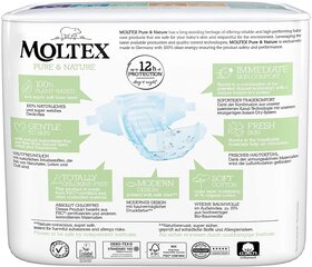 Mähkmed Moltex Pure & Nature NB 2-4kg 22tk hind ja info | Mähkmed | kaup24.ee